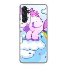 Чехол Unicorn на Samsung Galaxy M55 5G – Радуга единорожка