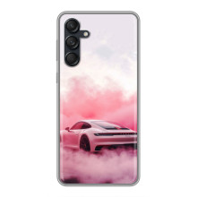 Чехол с авто Порше для Samsung Galaxy M55 5G – Розовый Порше
