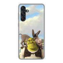 Чохол з мультфільмом Шрек на Samsung Galaxy M55 5G – Шрек і осел