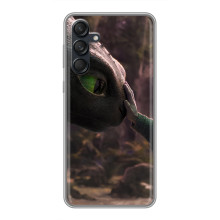 Чехол как приручить дракона на Samsung Galaxy M55 5G – Сцена з драконом