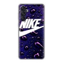 Чехол с логотипом Найк на Samsung Galaxy M55 5G – Найк на фиолетовом