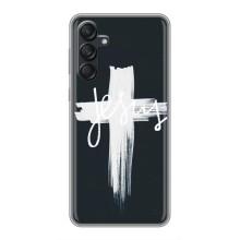 Чехлы для Самсунг Галакси М55 5Джи (Крест Иисуса) (Jesus)