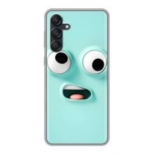 Чохли (ТПУ) (смішні стікери) для Samsung Galaxy M55 5G – мордочка