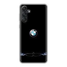 Силиконовый бампер с картинкой машины на Samsung Galaxy M55 5G – Черный BMW