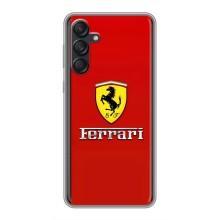 Силиконовый бампер с картинкой машины на Samsung Galaxy M55 5G – Ferrari Logo