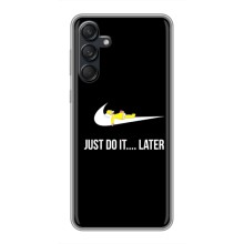 Силиконовый Чехол на Samsung Galaxy M55 5G с картинкой Nike – Later