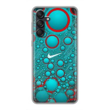 Силиконовый Чехол на Samsung Galaxy M55 5G с картинкой Nike (Найк зеленый)