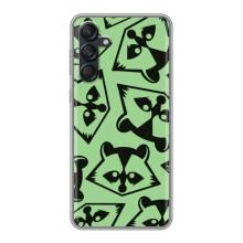 Силиконовый Чехол с Енотами на Samsung Galaxy M55 5G – Мордочки Енота