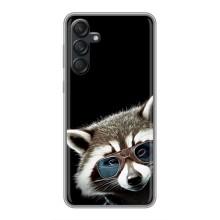 Силиконовый Чехол с Енотами на Samsung Galaxy M55 5G – Стильный Енот