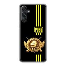 Чохол (TPU) з картинкою "Лого Пабг" на Самсунг Гелексі М55 5Джі – Логотип PUPG