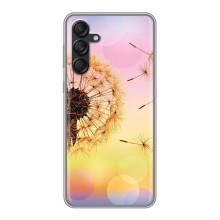 Силиконовый Чехол с одуванчиками на Samsung Galaxy M55 5G – Цветок-одуванчик