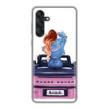 Силиконовый Чехол на Samsung Galaxy M55 5G с картинкой Стильных Девушек (Девушка на машине)