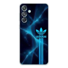 Чехлы Адидас для Samsung Galaxy M56 (AlphaPrint) (Синий Адидас)