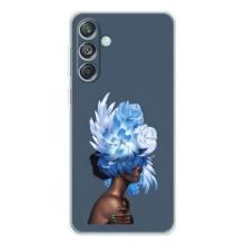 Чехлы (ART) Цветы на Samsung Galaxy M56 (VPrint) (Цветы на голове)