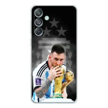 Чехлы для Samsung Galaxy M56 (Leo чемпион) (AlphaPrint) (Месси Чемпион)