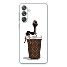 Чехлы Луи Витон для Samsung Galaxy M56 (AlphaPrint - LOUIS VUITTON) (кофе LOUIS VUITTON)