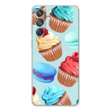 Чехлы с Фруктами для Samsung Galaxy M56 (VPrint) (Кексики)
