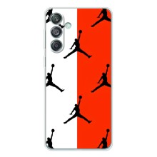 Чехлы для Samsung Galaxy M56 - с картинкой JORDAN (AlphaPrint) (Лого Джордан)
