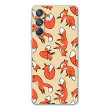 Чехлы с картинкой Лисички для Samsung Galaxy M56 (VPrint) (Лисички)