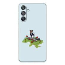 Чехлы с картинкой собаки Патрон для Samsung Galaxy M56 (AlphaPrint) (Сапер Пес)