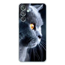 Чехлы с Котиками для Samsung Galaxy M56 (VPrint) (Серый Кот)