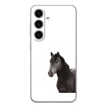 Чехлы с Лошадью дляSamsung Galaxy M56 (VPrint) – Черный Конь