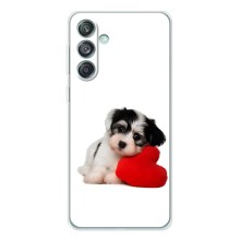 Чехлы с собаками для Samsung Galaxy M56 (VPrint) (Песик)