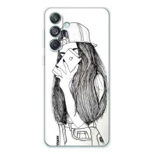 Чехол с печатью для Samsung Galaxy M56 - (Мода) (AlphaPrint) (Фото девочки)