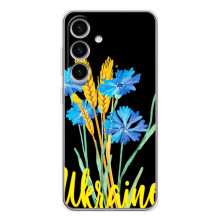 Чохол на Samsung Galaxy M56 (Український дизайн) (Україна в квітах)