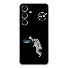 Силіконовый бампер з принтом "Наса" на Samsung Galaxy M56
