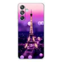 Чехол Эйфелева Башня для Samsung Galaxy M56 - (AlphaPrint) (Париж Башня)