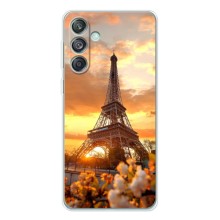 Чехол Эйфелева Башня для Samsung Galaxy M56 - (AlphaPrint) (Солнечная башня)