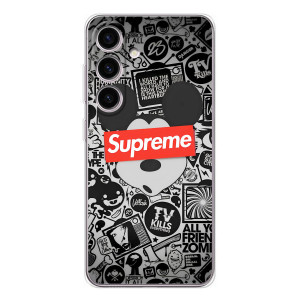 Чохол з Брендами одягу на Галаксі М56 – Supreme Маус