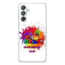 Чехол Амонг Ас для Samsung Galaxy M56 (AlphaPrint) (Яркий АмонгАс)