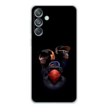 Чехол с Обезьянами Samsung Galaxy M56 - (AlphaPrint) (Три обезьяны)