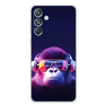 Чехол с Обезьянами Samsung Galaxy M56 - (AlphaPrint) (Стильная обезьяна)