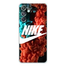 Чехол для Samsung Galaxy M56 - с принтом Найк (AlphaPrint) (Дымчатый найк)