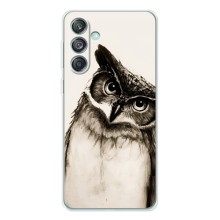 Чехол с птицами на Samsung Galaxy M56 (VPrint) (Сова)