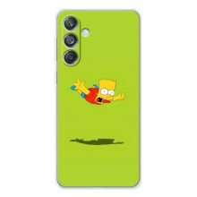 Чехол с Симпсонами для Samsung Galaxy M56 (VPrint) (Барт Симпсон)