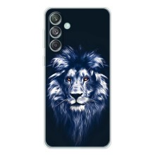 Чехол со Львом для Samsung Galaxy M56 (VPrint) (Синий Лев)