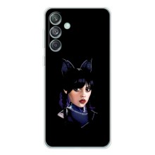 Чехлы Венсдей на Samsung Galaxy M56 Уэнсдей (AlphaPrint) (серьезная Уэнздей)
