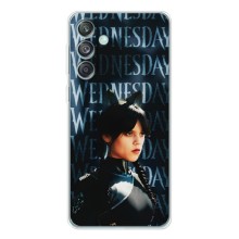Чехлы Венсдей на Samsung Galaxy M56 Уэнсдей (AlphaPrint) (Уэнздей кошка)