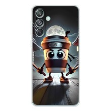 Чехол с мемом Тралалело тралала на Samsung Galaxy M56 (Капучино асасино)