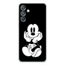 Эксклюзивный чехол для Samsung Galaxy M56 (AlphaPrint - Мультяшные) (Микки на черном)
