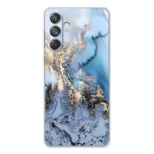 Мраморный чехол на Samsung Galaxy M56 (VPrint) (Нежный мрамор)