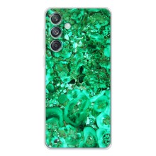 Мраморный чехол на Samsung Galaxy M56 (VPrint) (Салатный Мрамор)