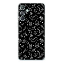 Новогодние, Праздничные Чехлы для Samsung Galaxy M56 - 2024 год (Новогодний фон)