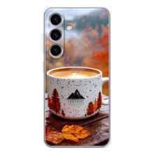 Чохол з унікальним дизайном 'Осінь з кавою' для Samsung Galaxy M56 – Кава на природі