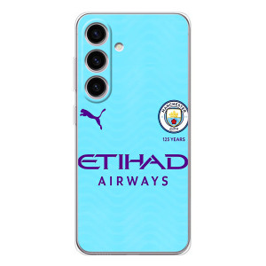 Силиконовые Чехлы принт Футбол на Samsung Galaxy M56 – Man City