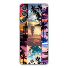 Силиконовый чехол с КАРТИНКАМИ лето для Samsung Galaxy M56 (AlphaPrint) (Летний отпуск)
